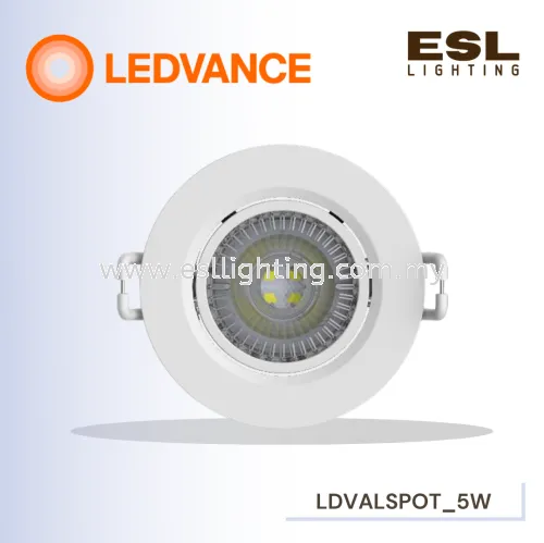 LEDVANCE 5W LED VALUE SPOTLIGHT/EYEBALL 