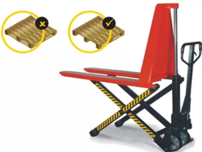 1 ton GEOLIFT Scissor Lift Pallet Truck-SLP10 Series (Germany Hydraulic Pump System)