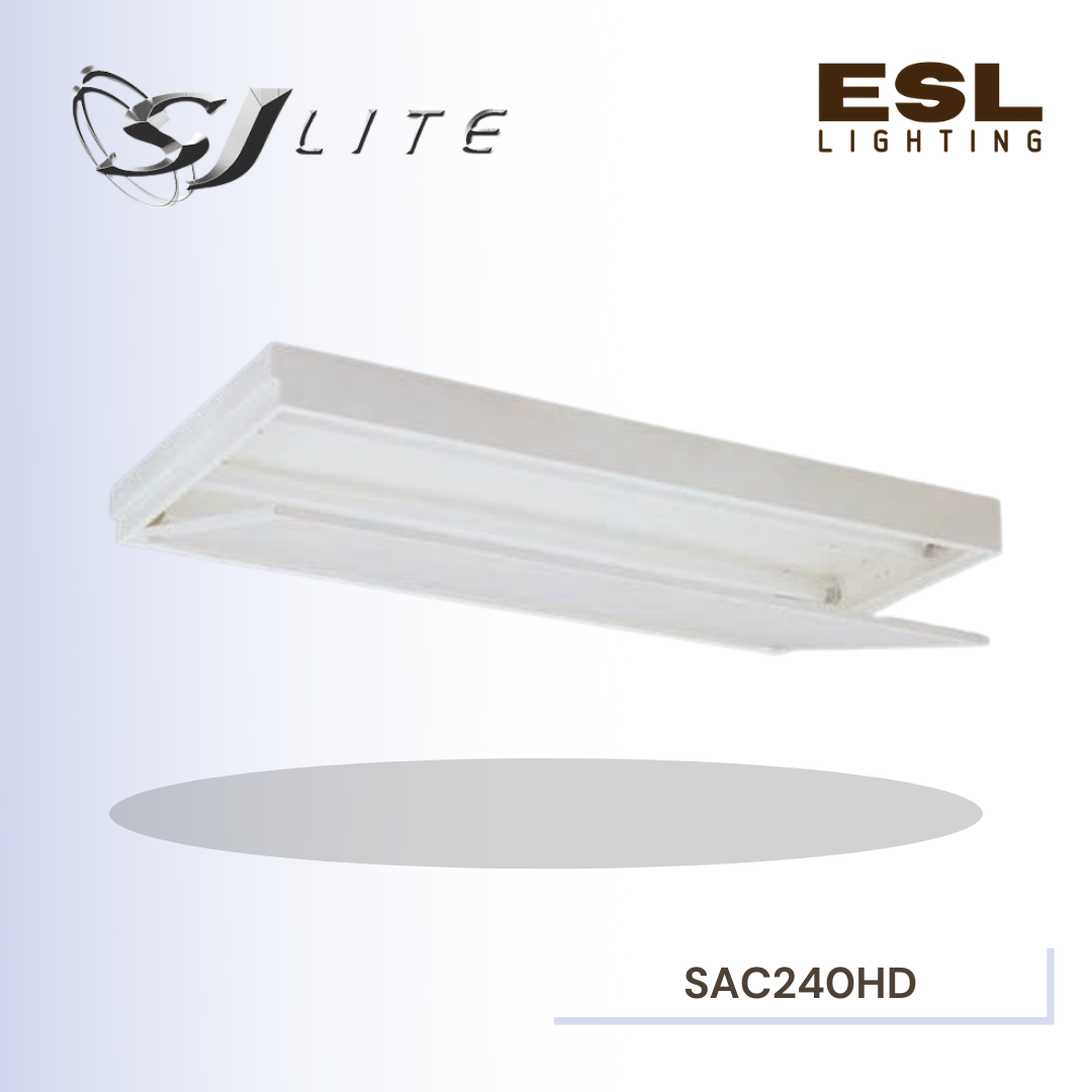 SJLITE RECESSED T-BAR DIFFUSED FITTING HINGED (IMPERIAL)