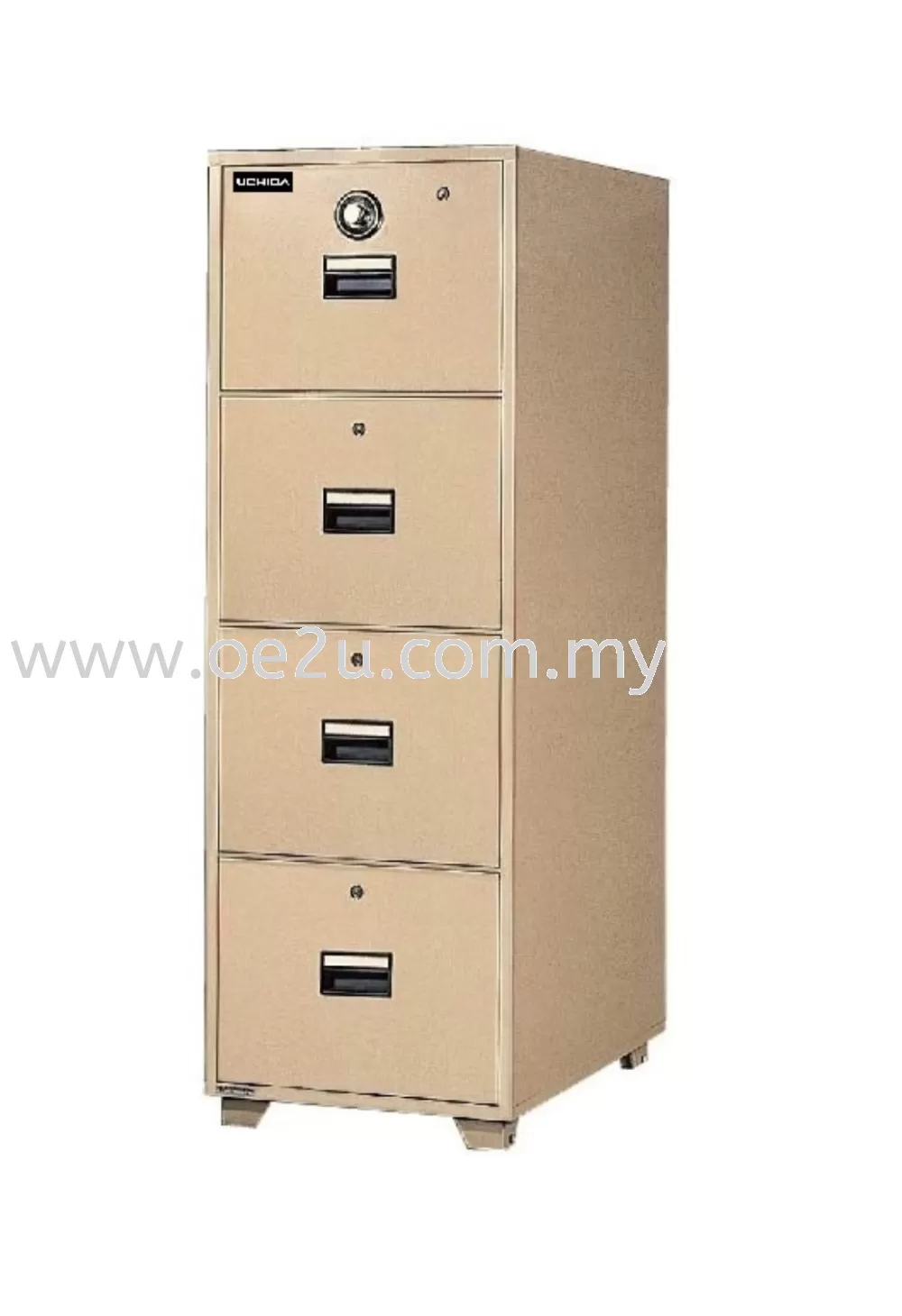 Uchida 4 Drawer Fire Resistant Filing Cabinet B4 4d 340kg Kuala Lumpur Kl Malaysia Selangor Cheras Supplier Suppliers Supply Supplies Syarikat Kichong Office Equipment Sdn Bhd