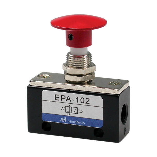 EPA-102 EPA Series Pilot & Mechanical valve Mindman Selangor, Malaysia, Kuala Lumpur (KL), Penang, Johor Bahru (JB), Melaka Supplier, Distributor, Supply, Supplies | Srita Sdn Bhd