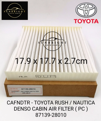 CAFNDTR - TOYOTA RUSH / NAUTICA DENSO CABIN AIR FILTER ( PC ) 87139-28010