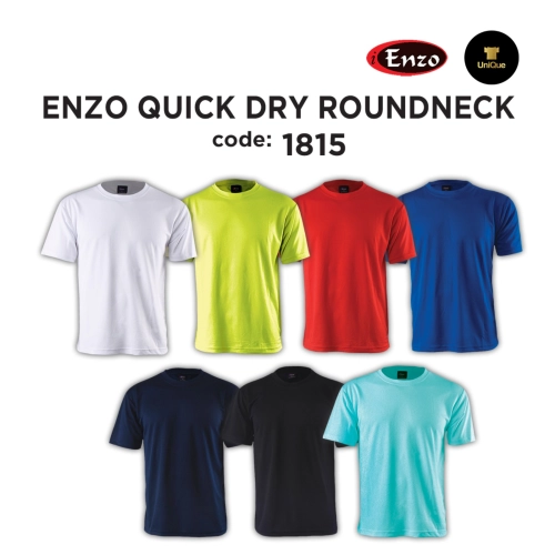 Roundneck T-shirt | Microfiber T-shirt | Plain Quick Dry Roundneck T-shirt | Adult ENZO 1815