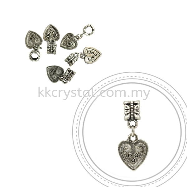 Dangle Charms, D04, Plated, 5pcs:pack Plated Color Dangle Charms Charms Kuala Lumpur (KL), Malaysia, Selangor, Klang, Kepong Wholesaler, Supplier, Supply, Supplies | K&K Crystal Sdn Bhd