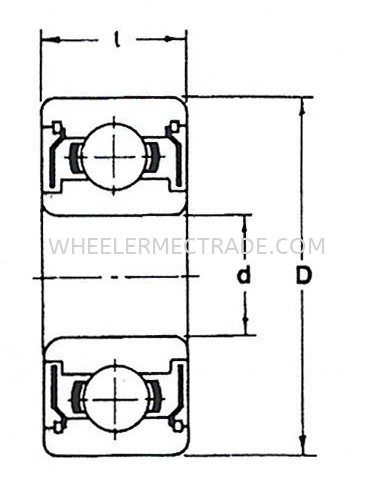 695ZZ Miniature Bearing Bearing, Pillow Block & Rod End  Singapore, Malaysia, Johor Bahru (JB), Indonesia, Ulu Tiram Supplier, Suppliers, Supply, Supplies | WHEELER MECTRADE (S) PTE LTD