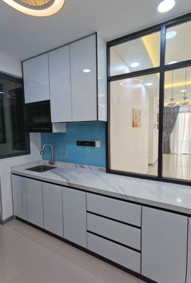 Contoh Rekaan Kabinet Dapur Aluminium Yang Sesuai Dan Siap Pasang di Kawasan Selangor