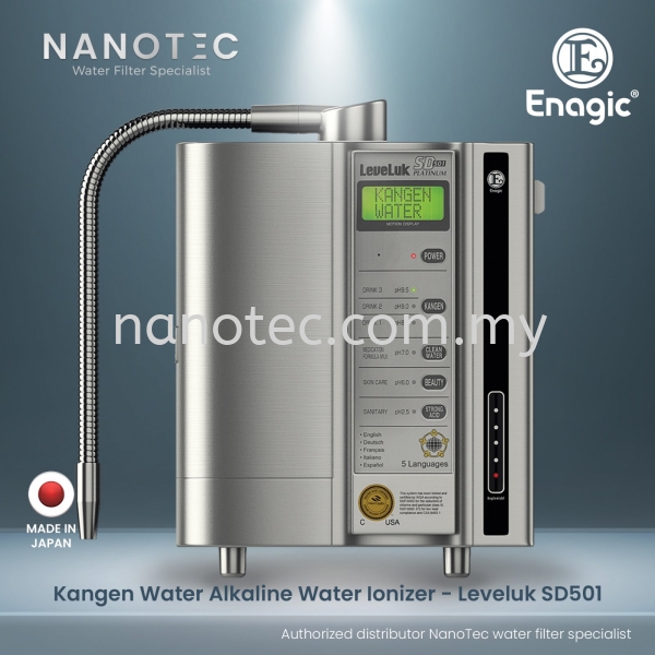 Kangen Water Alkaline Water Ionizer - Leveluk SD501 Platinum Enagic Kangen Water Ionizer / Kangen Water Filter Selangor, Malaysia, Kuala Lumpur (KL), Puchong Supplier, Suppliers, Supply, Supplies | Nano Alkaline Specialist