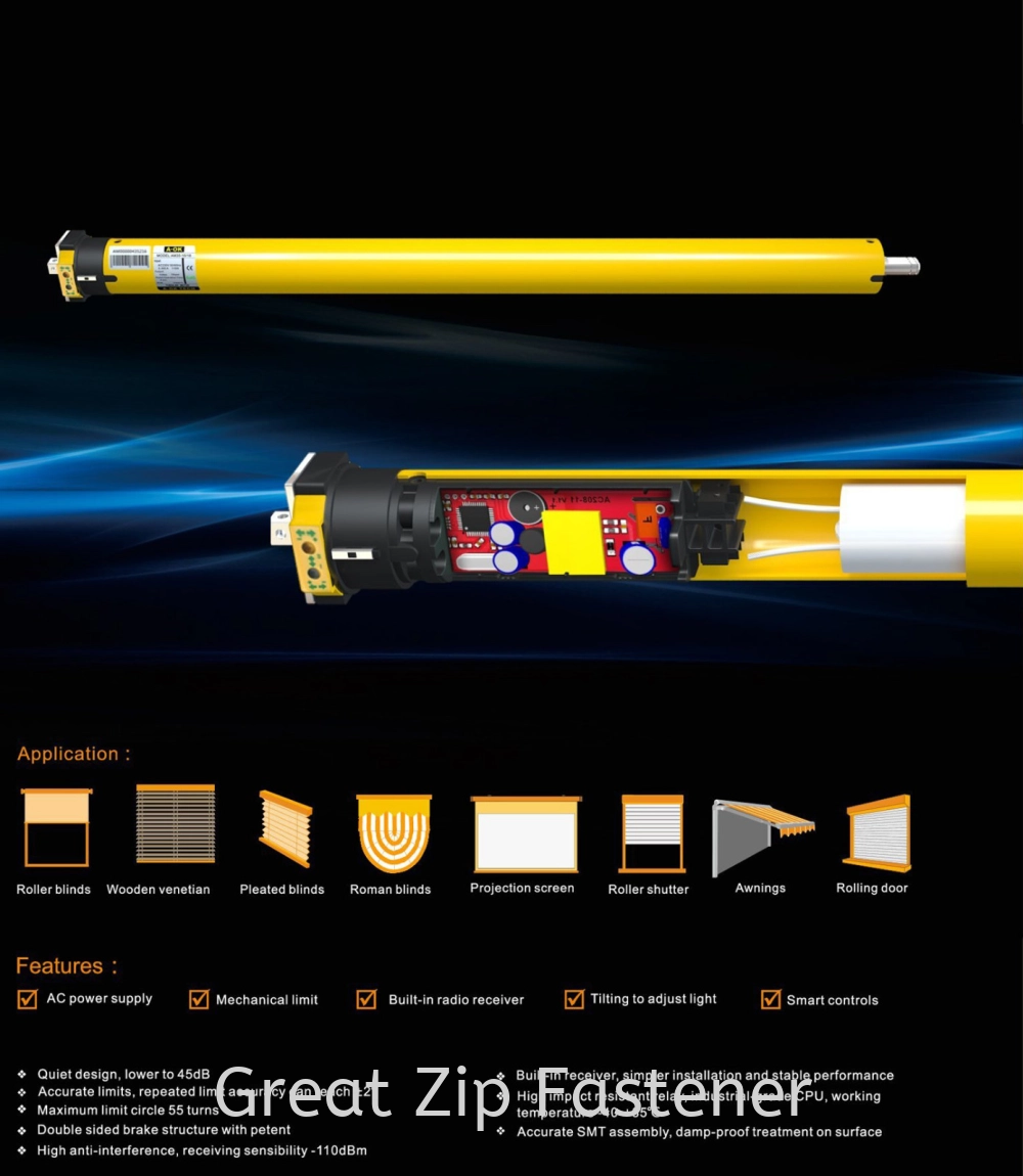 AM45 Built-in Receiver Tubular Motor