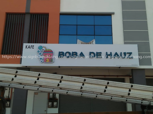 Boba De Hauz 3D Lettering Led Frontlit Signage Signboard At Klang Kuala Lumpur  3D BOX UP LETTERING SIGNBOARD Selangor, Malaysia, Kuala Lumpur (KL) Supply, Manufacturers, Printing | Great Sign Advertising (M) Sdn Bhd