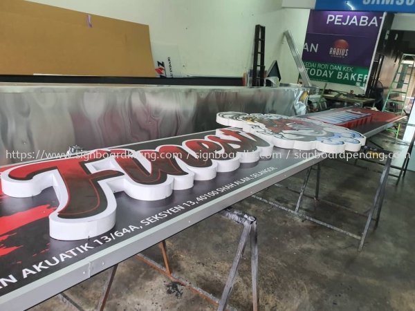 Finest Dunce 3D Led Frontlit Lettering Signage Signboard At Klang Kuala Lumpur  3D LED Signage Kuala Lumpur (KL), Malaysia Pembinaan, Pasang, Pembekal | Great Sign Advertising (M) Sdn Bhd