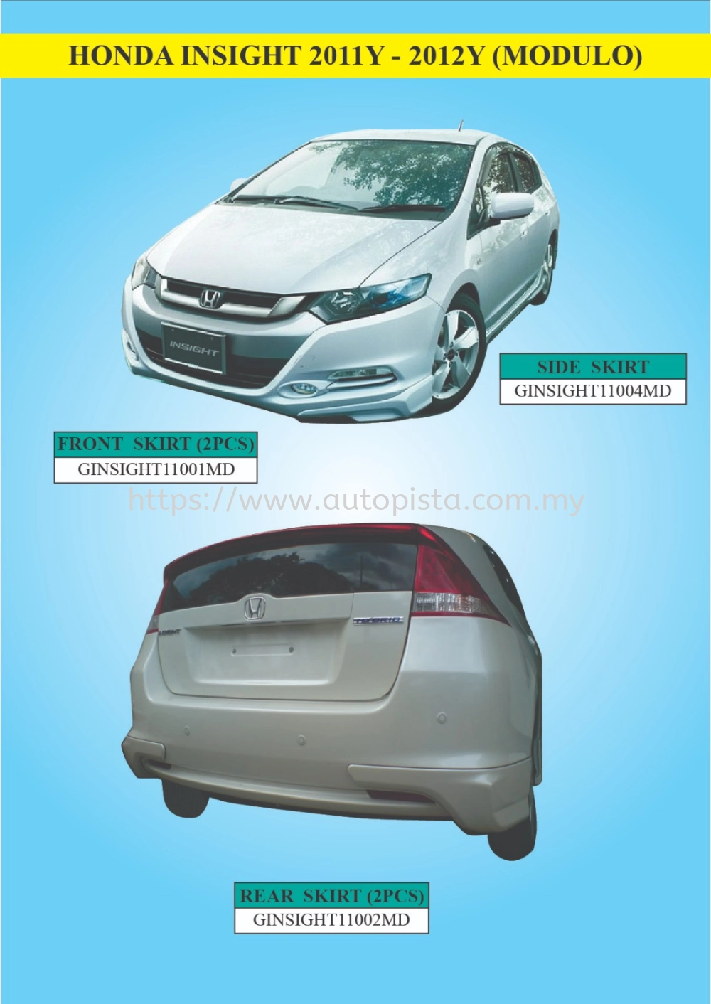 HONDA INSIGHT 2011Y - 2012Y (MODULO)