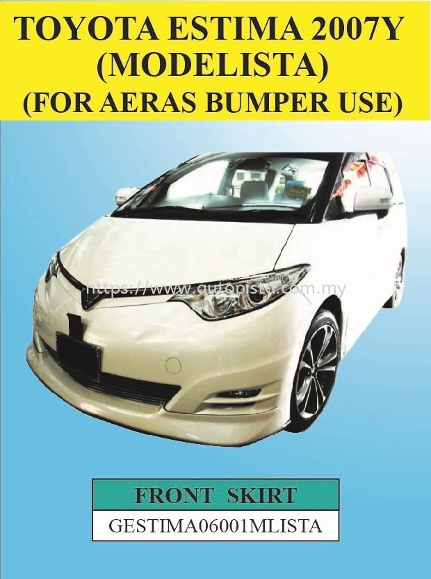 TOYOTA ESTIMA 2007Y (MODELISTA) (FOR AERAS BUMPER USE)