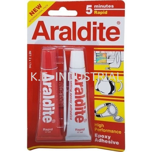 ARALDITE Rapid 5 Minutes Epoxy Adhesive Glue (Red White) 2x15ml Adhesive Selangor, Klang, Malaysia, Kuala Lumpur (KL) Supplier, Suppliers, Supply, Supplies | K.E. Industrial Supply Sdn Bhd