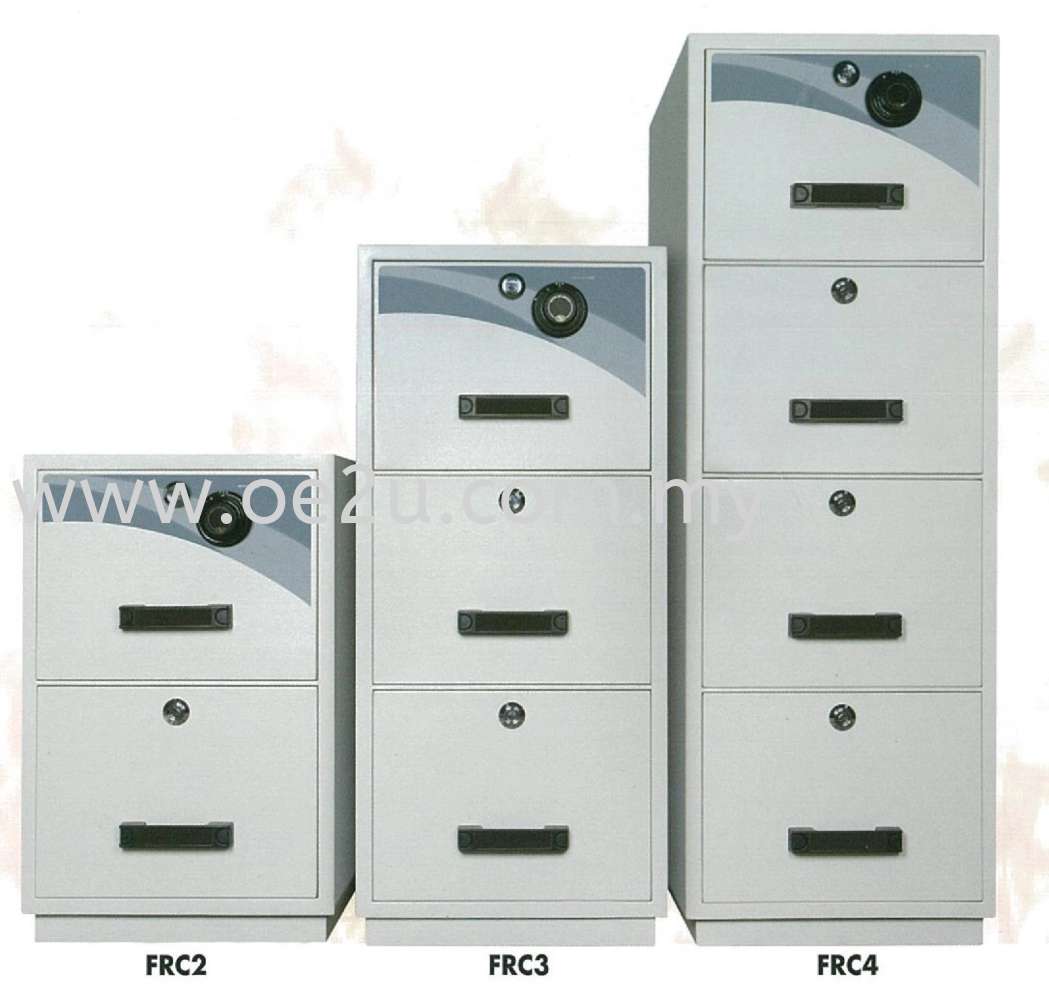 FALCON 3 Drawer Fire Resistant Filing Cabinet (FRC3 - Individual Locking)_290kg