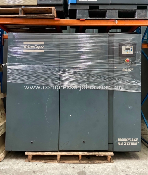 AtlasCopco 50HP Oil Flooded Screw Air Compressor Used Units (Second Hand) Screw Air Commpressor Johor Bahru (JB), Malaysia Supplier, Suppliers, Supply, Supplies | Pacific M&E Engineering & Trading Sdn Bhd