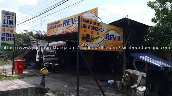 Lim Workshop Metal GI Signage Signboard At Klang Kuala Lumpur  Papan Tanda Metal GI Kuala Lumpur (KL), Malaysia Pembinaan, Pasang, Pembekal | Great Sign Advertising (M) Sdn Bhd