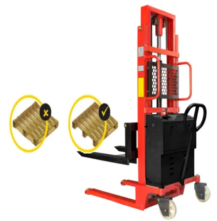 1 ton GEOLIFT Standard Semi Electric Stacker - SPE1030