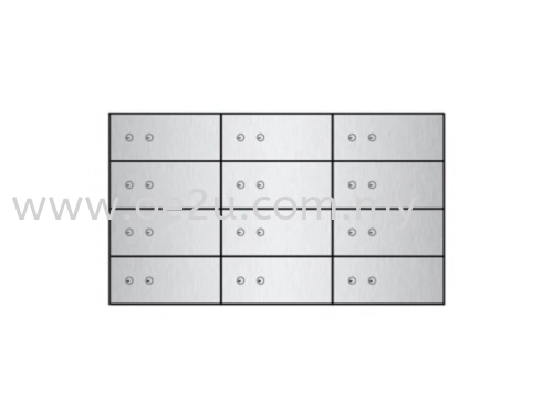 FALCON Safe Deposit Locker - 12 Lockers (FSDL 120510)_133kg