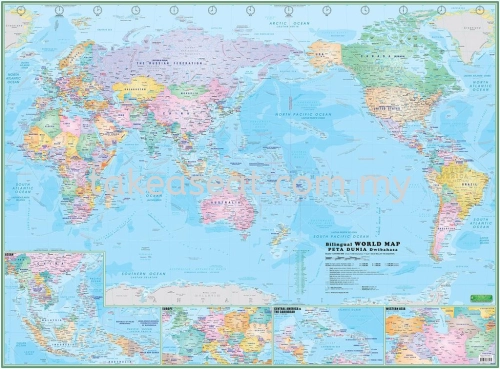 World Map Laminated 