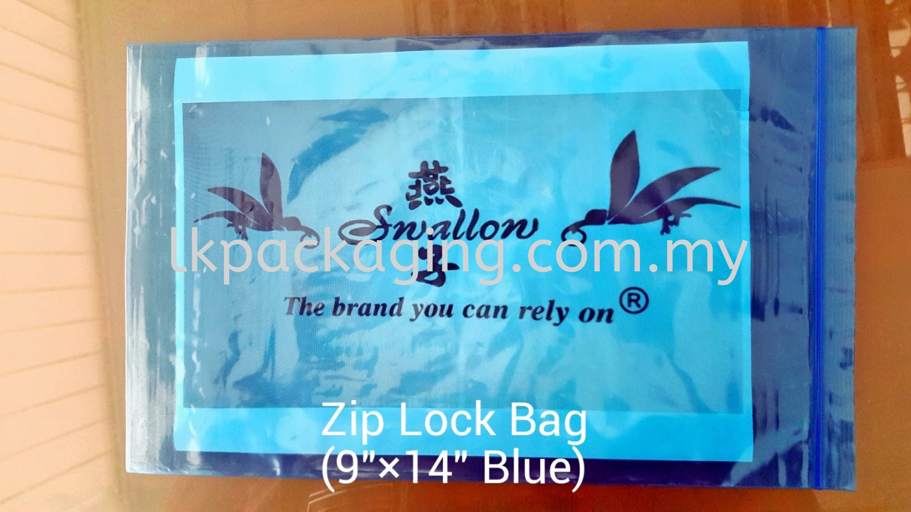 Zipper bags Blue