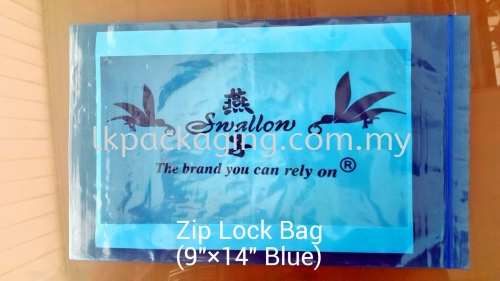 Zipper bags Blue