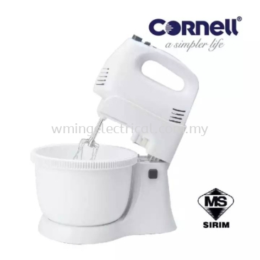 Cornell 3.5L Stand Mixer 300W 5 Speed with Turbo Function 2in1 Detachable as Hand Mixer CSM-S8008HP