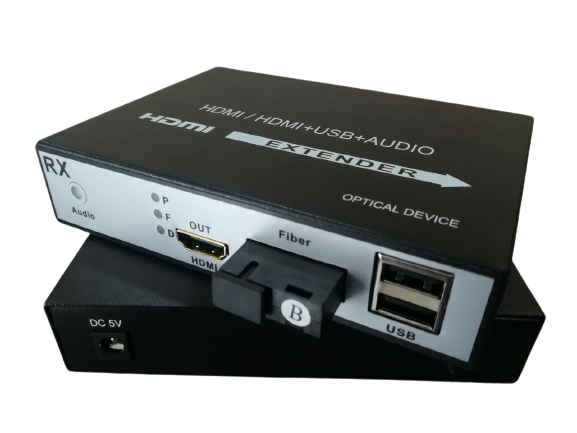 HDMI TO FIBER CONVERTER (WITH USB) MEDIA & VIDEO CONVERTER Fiber Optic  Melaka, Malaysia.  | Starcom Asia Sdn Bhd