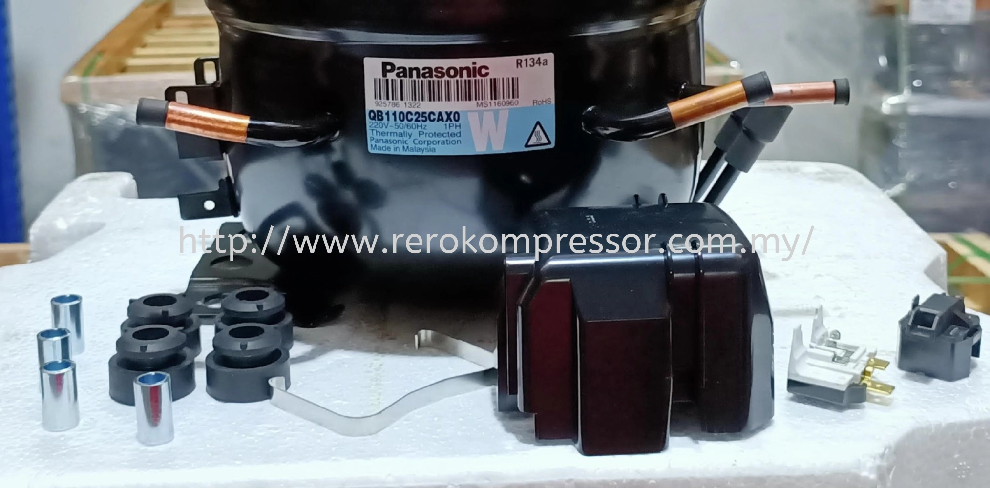 QB110C25CAX0 - Panasonic Reciprocating Compressor