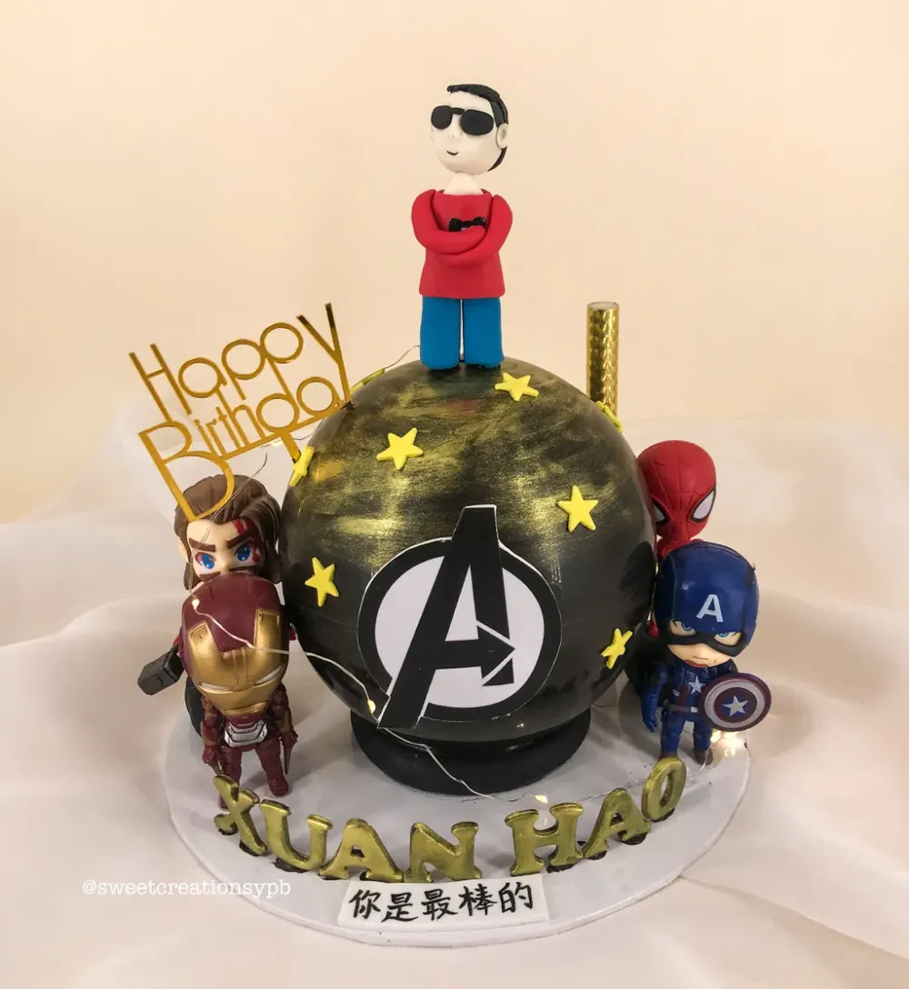 Avengers Theme - Knock Knock Cake