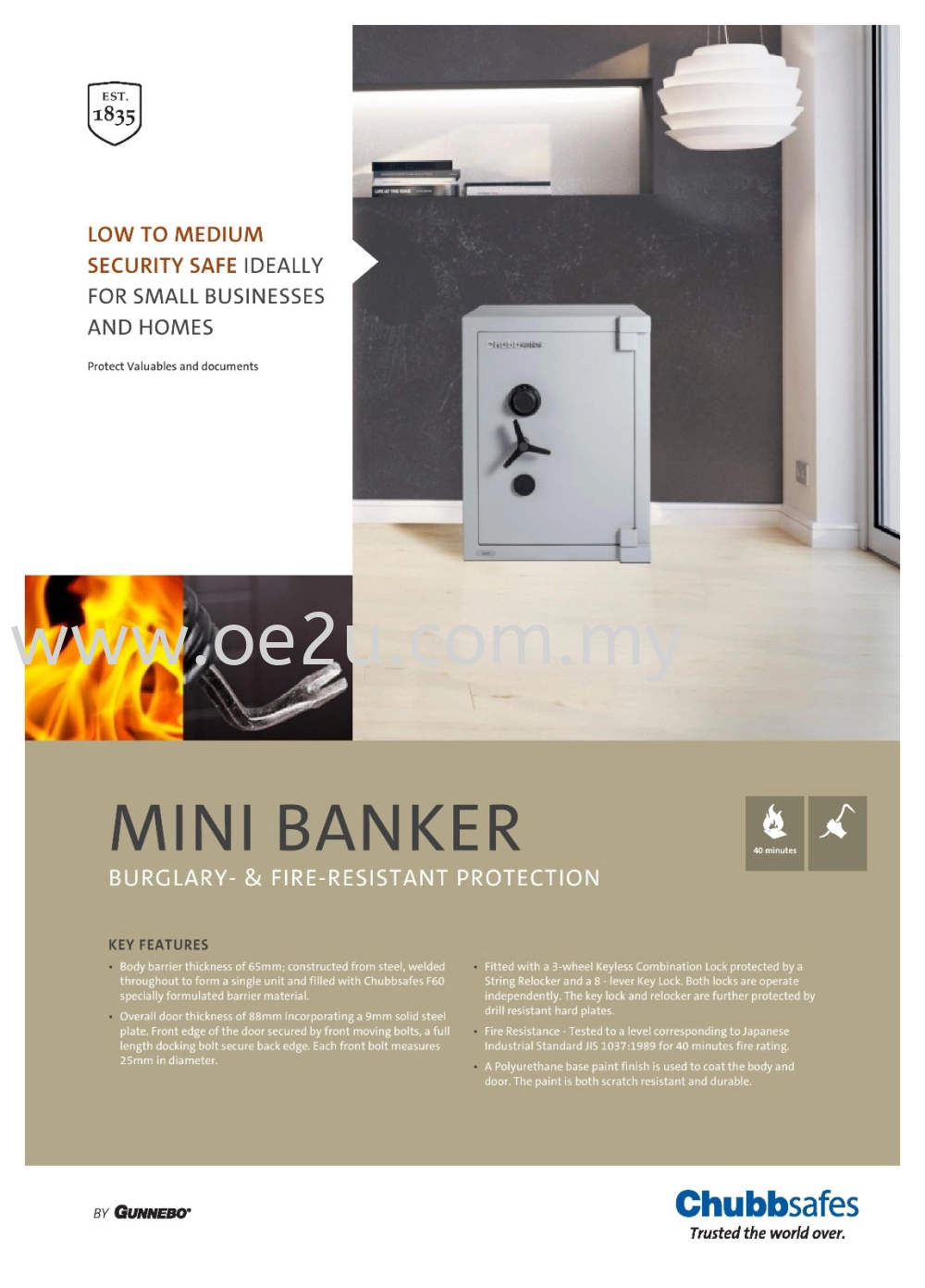 Chubbsafes Mini Banker Safe (Size 5)_320kg