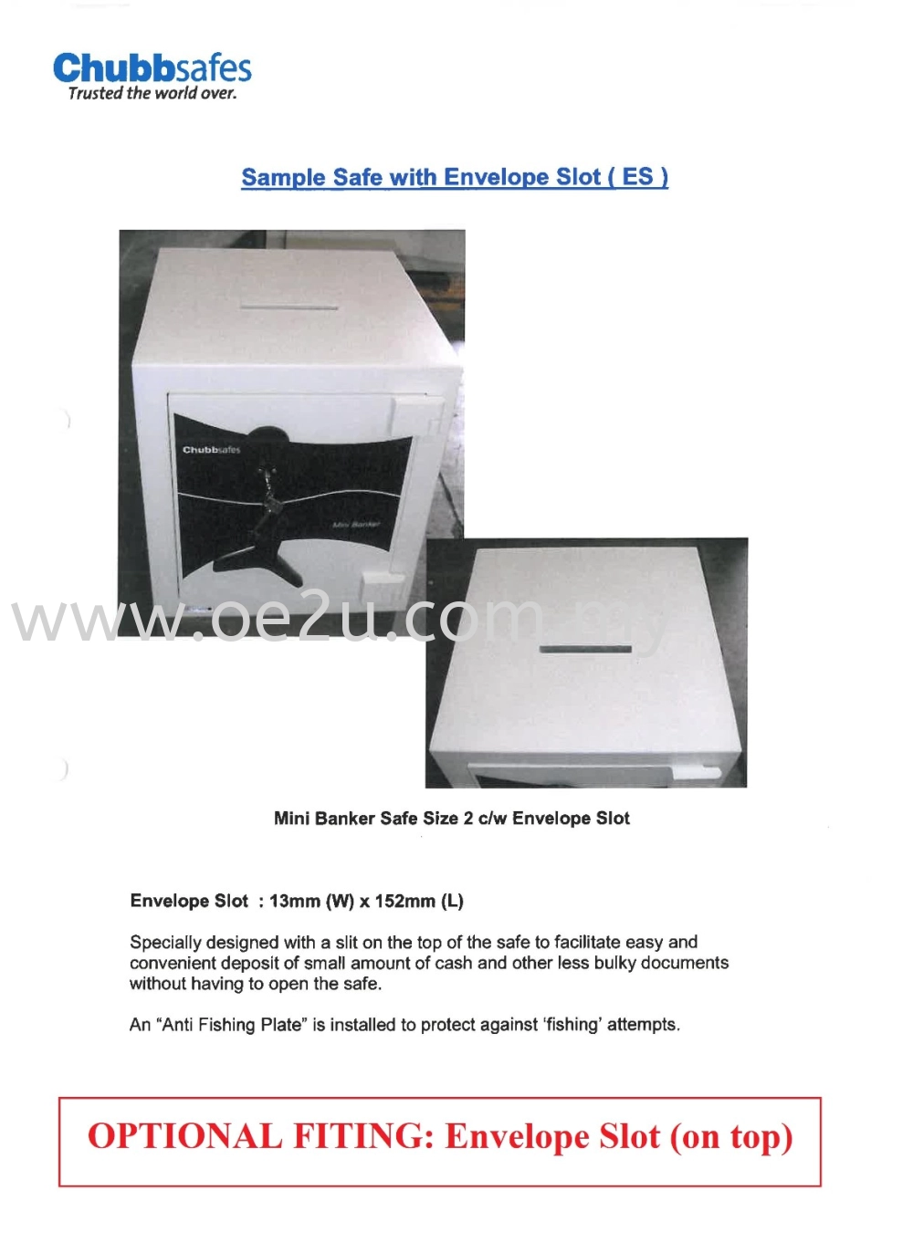 Chubbsafes Fortress Safe (Size 2)_490kg