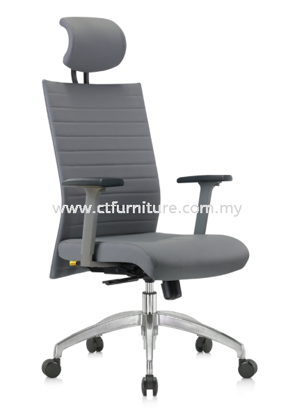 CH-BL01-P-HB-A94-HLC BECKO LEATHER CHAIR OFFICE CHAIR Malaysia, Melaka, Melaka Raya Supplier, Distributor, Supply, Supplies | CT OFFICE FURNITURE SDN BHD
