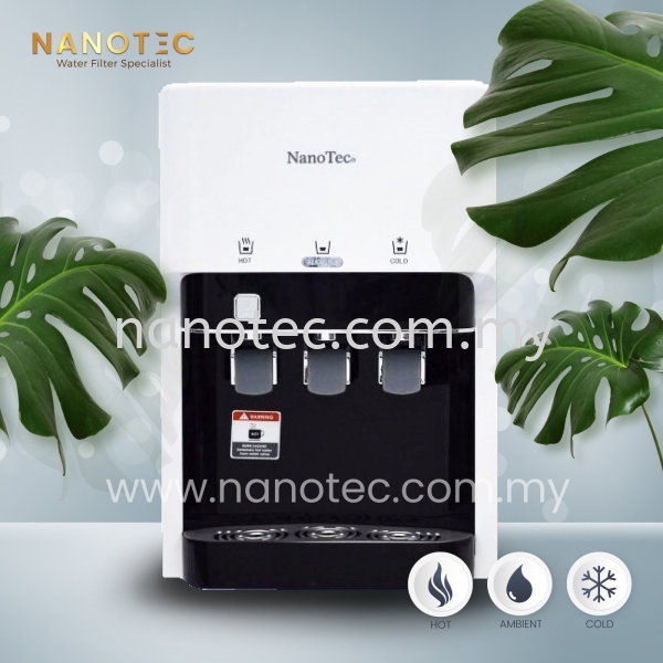 NanoTec Water Dispenser Tabletop/Countertop 3501 (Hot, Normal, Cold) Table Top / Counter Top Direct Piping Type Water Dispenser Selangor, Malaysia, Kuala Lumpur (KL), Puchong Supplier, Suppliers, Supply, Supplies | Nano Alkaline Specialist