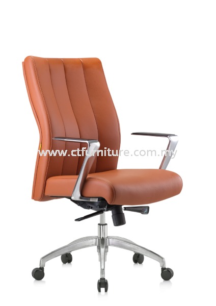 CH-BL04-P-LB-A86-HLC HUGO LEATHER CHAIR OFFICE CHAIR Malaysia, Melaka, Melaka Raya Supplier, Distributor, Supply, Supplies | C T FURNITURE AND OFFICE EQUIPMENT