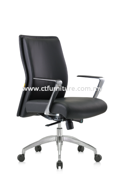 CH-BL13-P-LB-A86-HLC  LONG LEATHER CHAIR OFFICE CHAIR Malaysia, Melaka, Melaka Raya Supplier, Distributor, Supply, Supplies | C T FURNITURE AND OFFICE EQUIPMENT