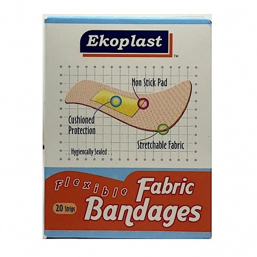 EKOPLAST 20'S FABRIC PLASTER BANDAGES & PLASTER Puchong, Selangor, Kuala Lumpur (KL), Malaysia Wholesaler, Supplier, Supplies, Supply | NANG HIN MEDICAL SDN BHD