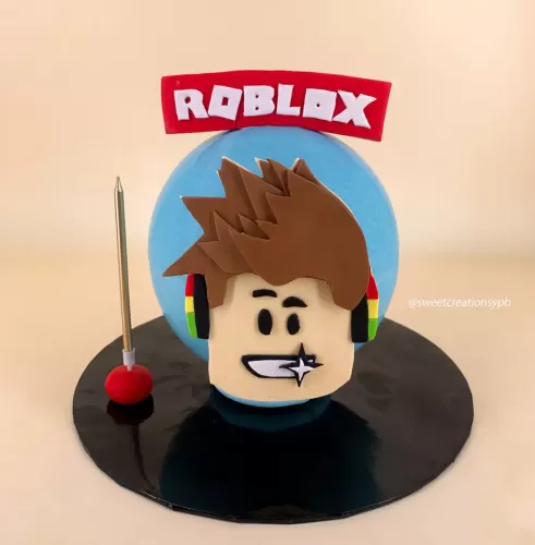 Roblox Theme - Knock Knock Cake