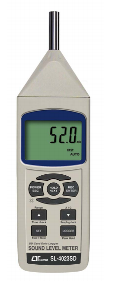 lutron sl-4023sd sound level meter + sd card real time data decorder
