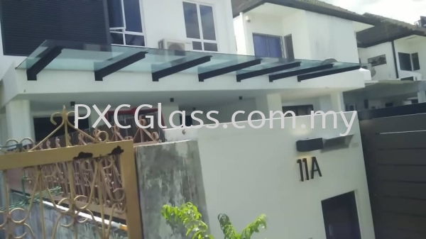 Car Porch Roof Glass Glass Car Porch Selangor, Malaysia, Kuala Lumpur (KL), Shah Alam Supplier, Installation, Supply, Supplies | Pan Xue Cheng Glass Sdn Bhd