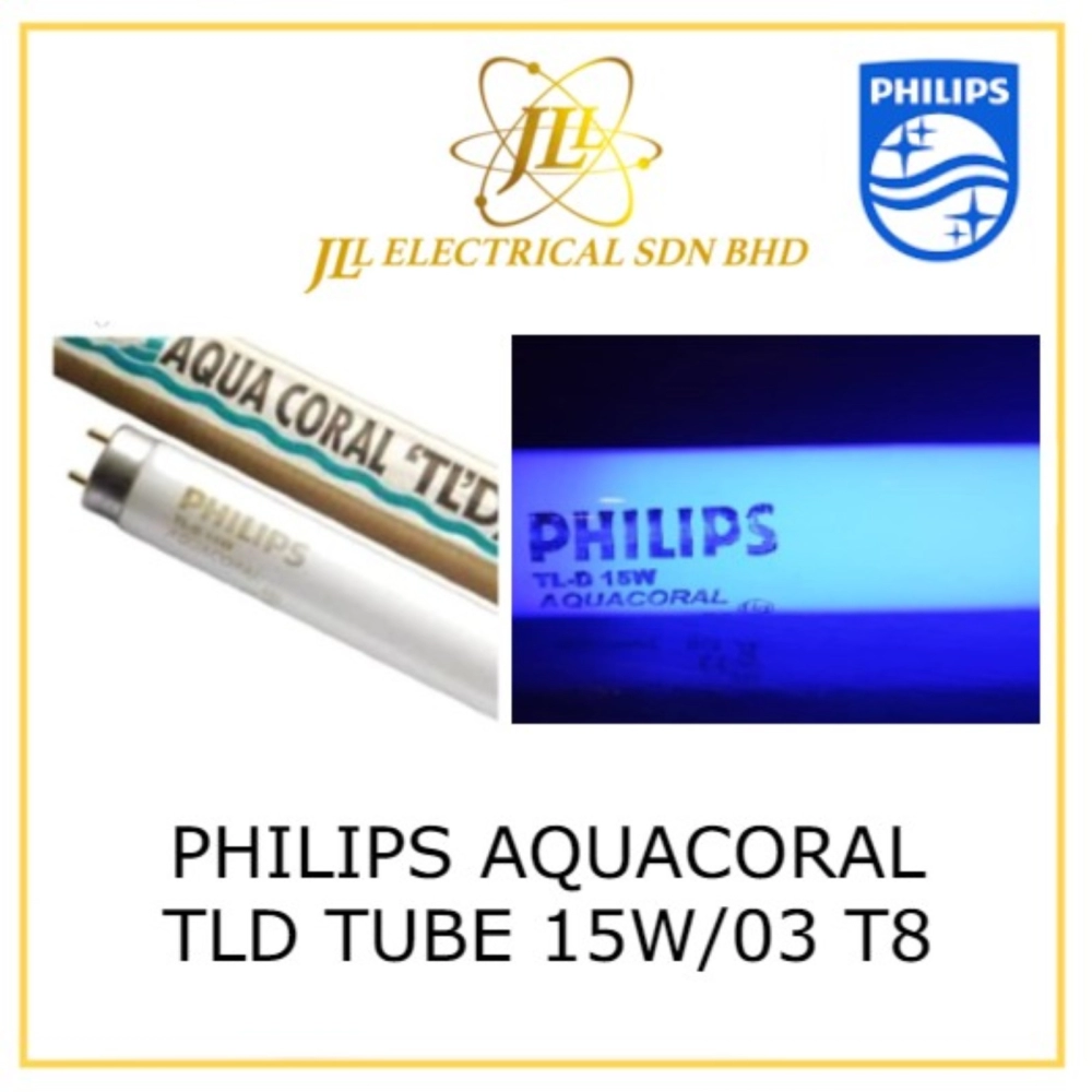 PHILIPS AQUACORAL TLD TUBE 15W/03 T8 297473. FISH TANK USE FOR AQUARIUM