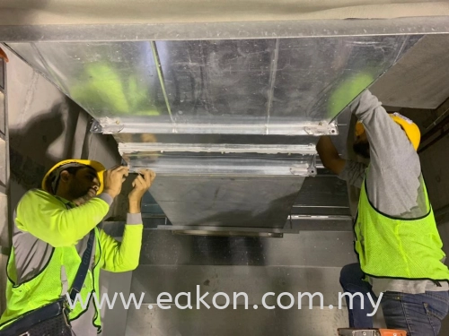 Ducting work at Medini Lakeside, JB