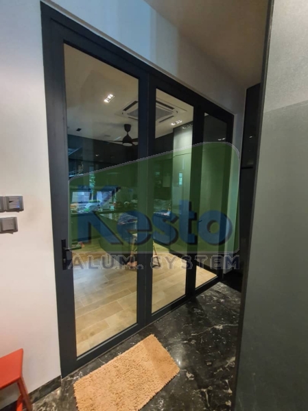  Premium Exposed Hinged Folding Door Johor Bahru (JB), Tebrau Contractor, Supplier, Supply | Kesto Aluminium System (JB) Sdn Bhd