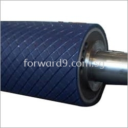 PU Diamond Groove Roller Coating Polyurethane (PU) Polymer Coating      (PU/ Rubber etc) Singapore, Malaysia, Johor Bahru (JB) Supplier, Manufacturer, Supply, Supplies | Forward Solution Engineering Pte Ltd