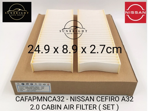 CAFAPMNCA32 - NISSAN CEFIRO A32 2.0 CABIN AIR FILTER ( SET )