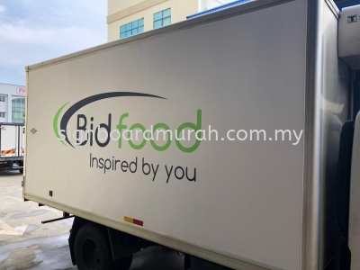 BIDFOOD LORRY STICKER KLANG