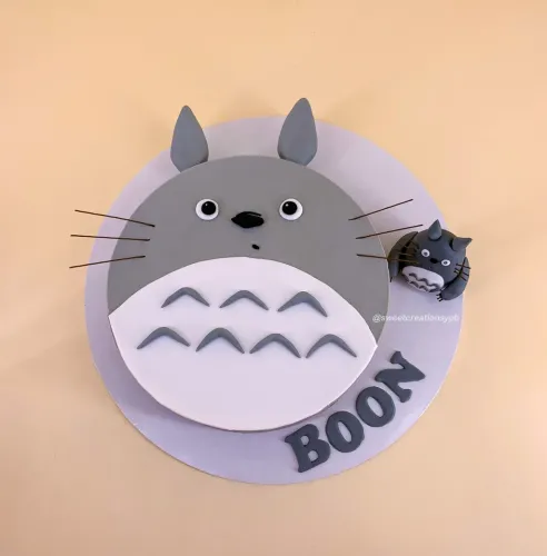 Totoro Theme - Non baked Cheese Cake