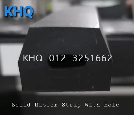 Solid Rubber Strip With Hole