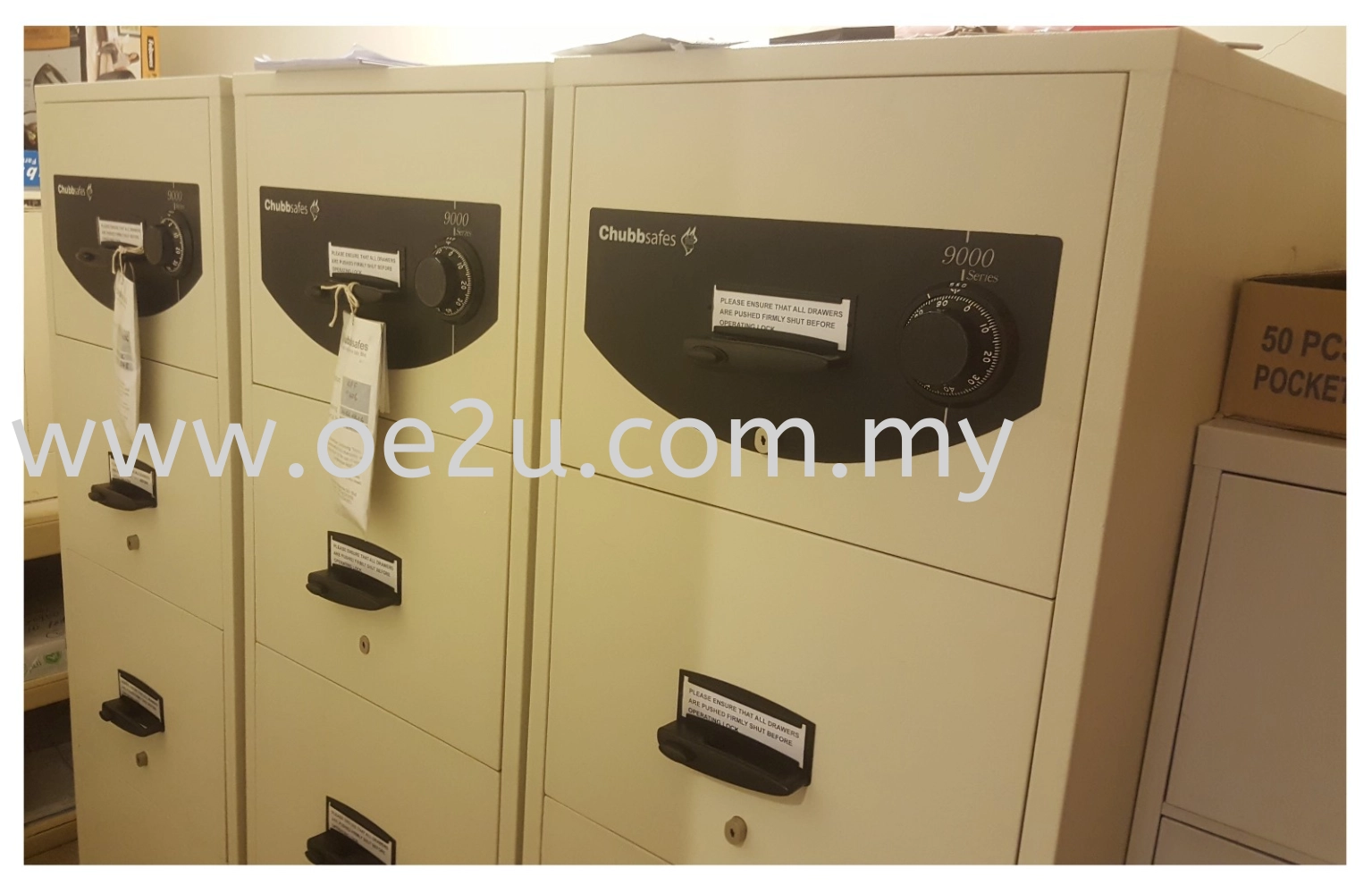 Chubbsafes 2 Drawer RPF Cabinet 9000 (Central Locking)_220kg