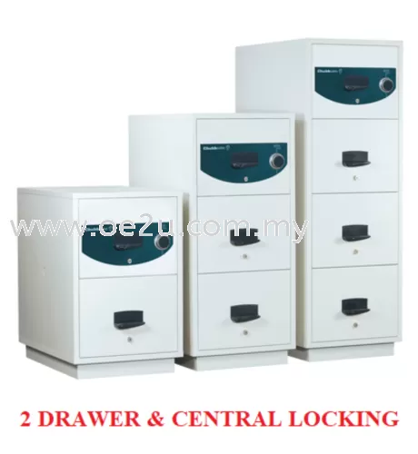 Chubbsafes 2 Drawer RPF Cabinet 9000 (Central Locking)_220kg