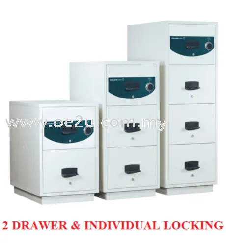 Chubbsafes 2 Drawer RPF Cabinet 9000 (Individual Locking)_220kg